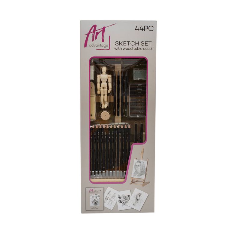 Jasart Art Advantage Sketch Set 44 Pieces, , hi-res