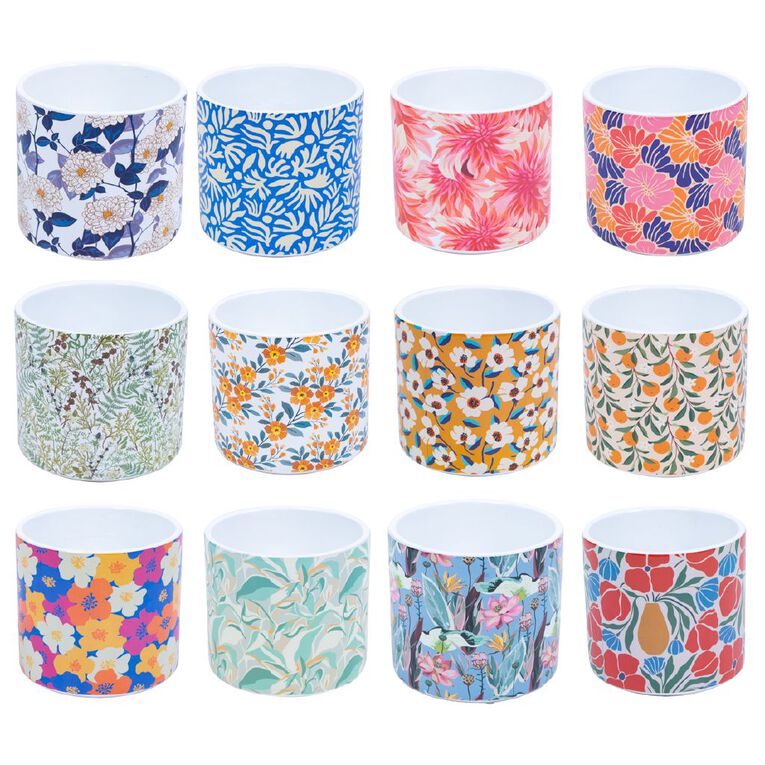 Kiwi Garden Indoor Pot 16cm x 16cm x 15.5cm Assorted, , hi-res