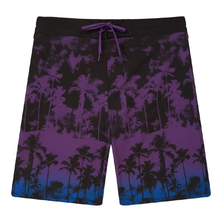 Young Original Stretch Swim Shorts, Purple Dark, hi-res