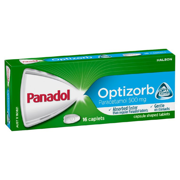 Panadol Optizorb 16 Caplets, , hi-res