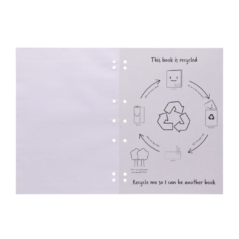 WS Pad Refill 14A8 Blank 50 Leaf Punched Orange, , hi-res