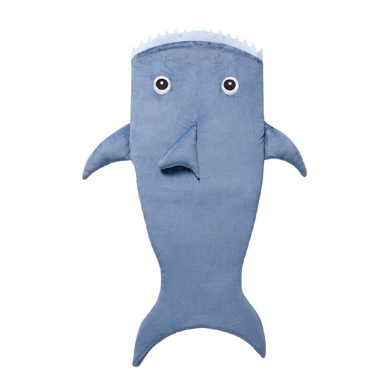 Living & Co Kids Blanket Reef Friends Shark Multi-Coloured 56cm, , hi-res