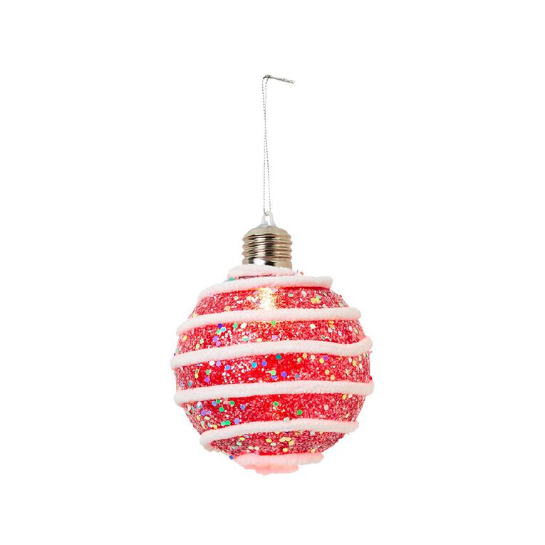 Wonderland Light Up Bauble Assorted 10cm, , hi-res