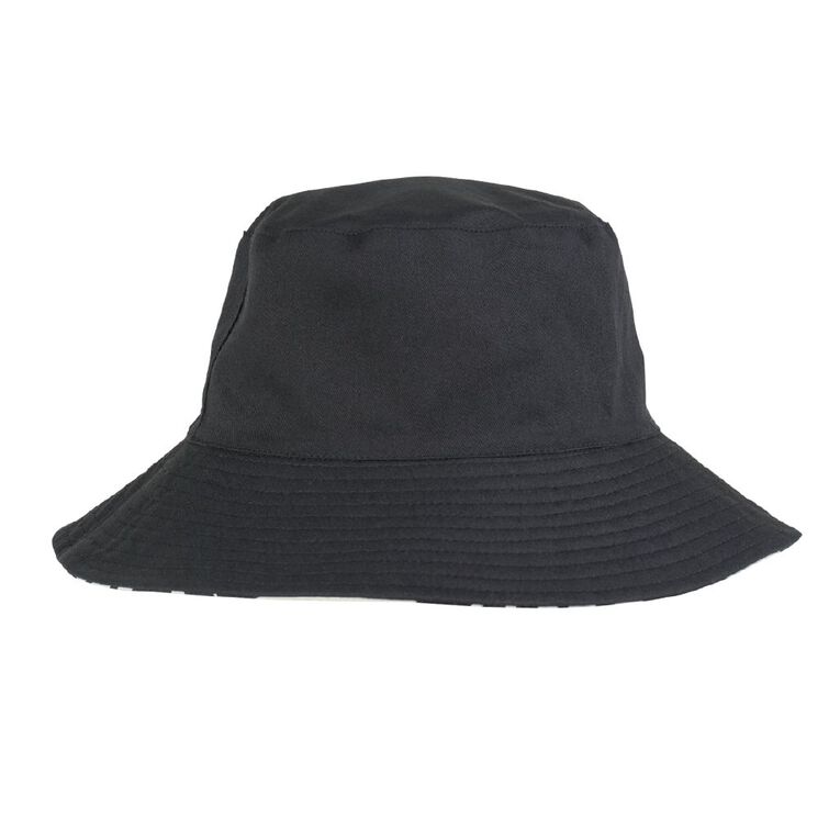 H&H Women's Reversible Bucket Hat, Black, hi-res