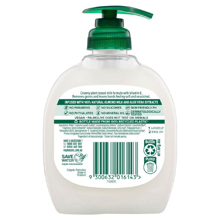 Palmolive Naturals Aloe Vera Hand Wash Pump 250ml, , hi-res