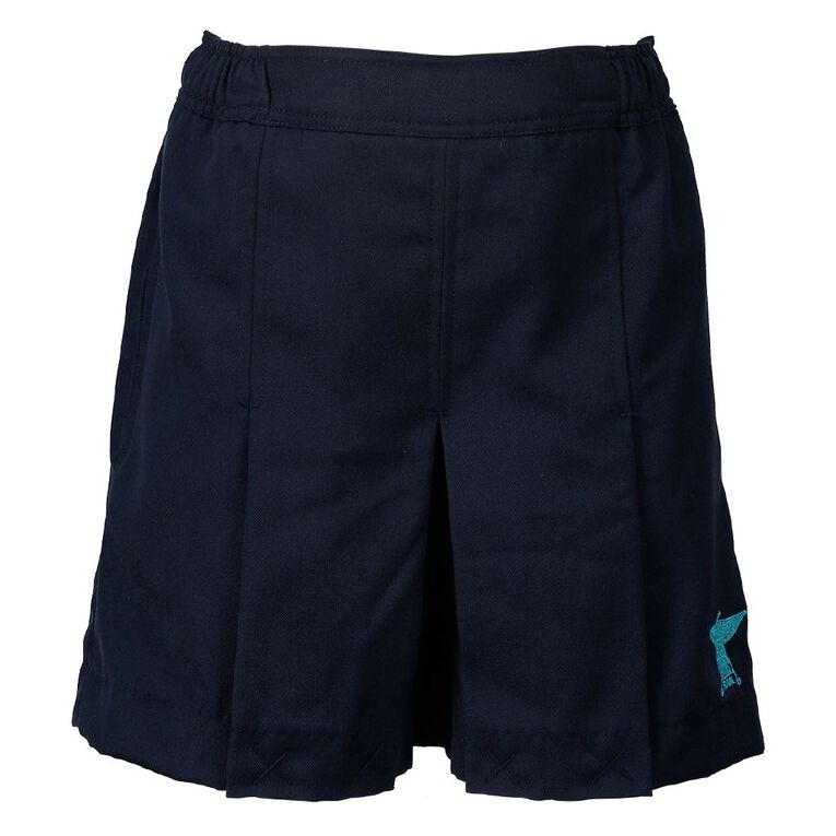 Schooltex Rowandale Skort with Embroidery, Navy, hi-res