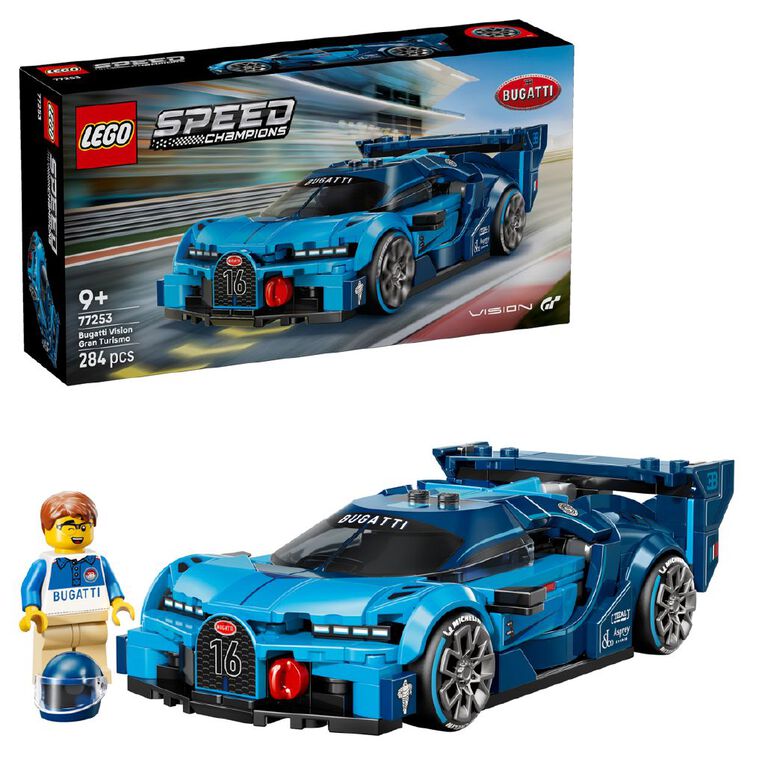 LEGO Speed Champions Bugatti Vision GT Hyper Sports Car 77253, , hi-res