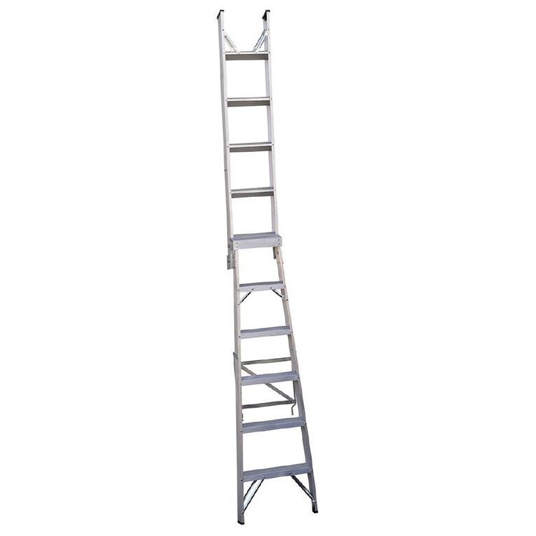 bulldog 6 step dual purpose ladder 1 8m 3 3m the warehouse