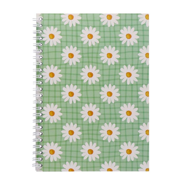 WS Spiral Floral Cover Notebook A5, , hi-res