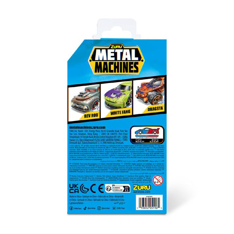Zuru Metal Machines Colour Change Cars Series 4 Assorted 3 Pack, , hi-res