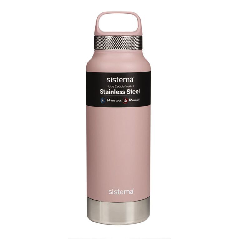 Sistema Stainless Steel Bottle 1L Assorted, , hi-res