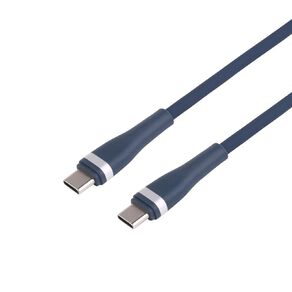 Lifestyles USB-C To USB-C Cable 1m Deep French Blue/Black/White