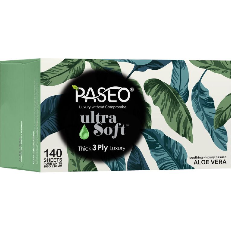 Paseo Aloe Vera Facial Tissue 140s, , hi-res