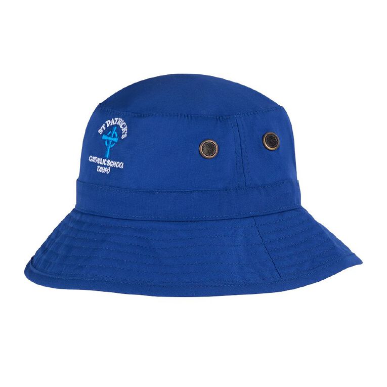 Schooltex St Patrick's Catholic Taupo Bucket Hat with Embroidery, Royal, hi-res
