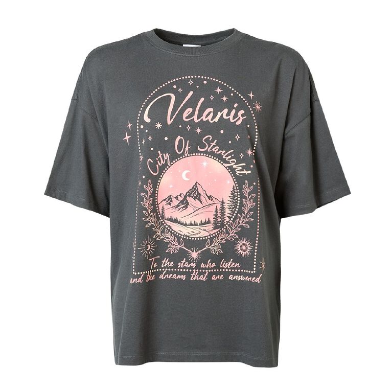 A Court Of Thorns and Roses Women's Tee, Black, hi-res
