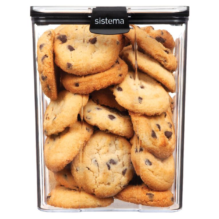 Sistema Ultra Tritan Canister Square Black 2.75L, , hi-res