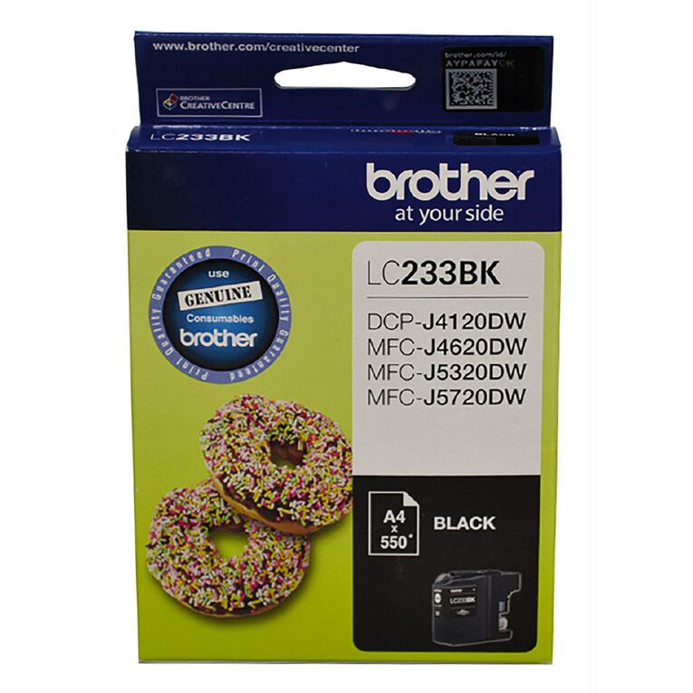 Brother LC233 Ink Black 550 pages, , hi-res