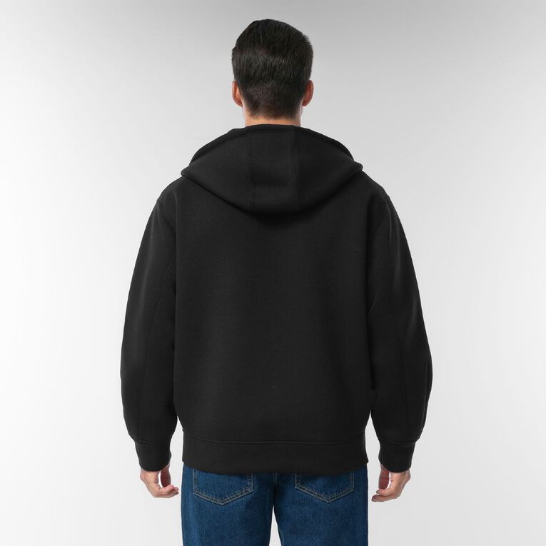 Garage Men's Zip-Thru Scuba Sweat, Black, hi-res