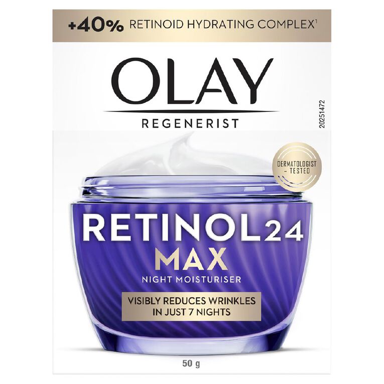 Olay Regenerist Retinol 24 Max Moisturiser 50g, , hi-res