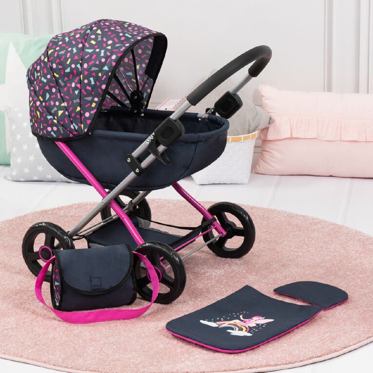 Bayer Dolls Pram Cosy Blue, , hi-res