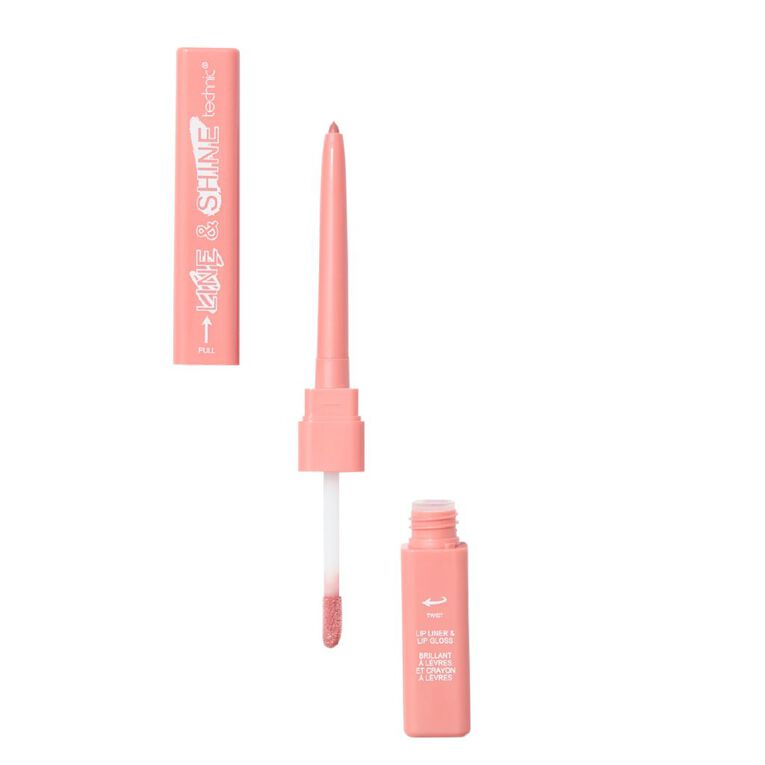 Technic Line & Shine Lip Liner & Lipgloss - Wedding Wish, , hi-res