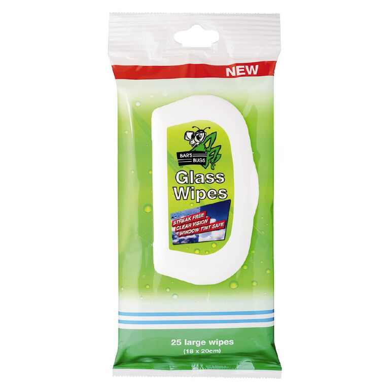 Bar's Bugs Glass Wipes 25 Pack, , hi-res