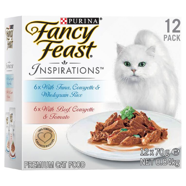 Fancy Feast Inspirations Beef & Tuna 12x70g MP, , hi-res