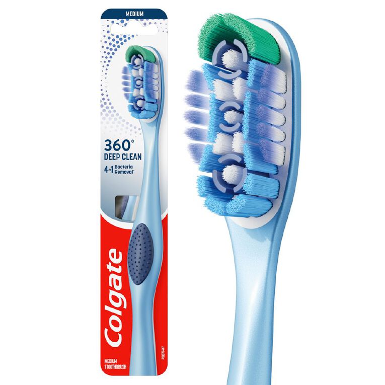 Colgate 360 Degree Toothbrush Medium Assorted, , hi-res