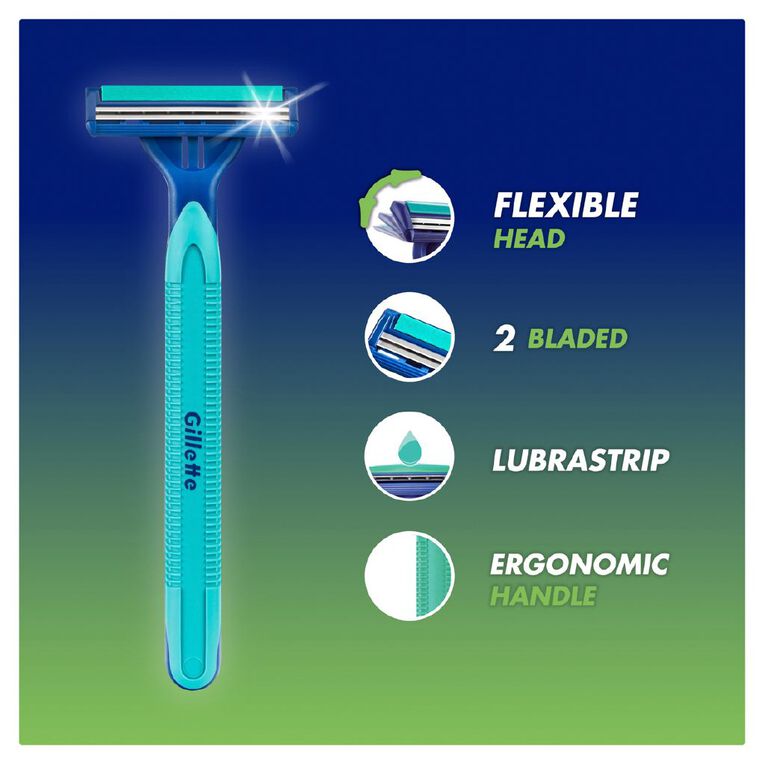 Gillette Blue II Plus Razor 24 Pack, , hi-res