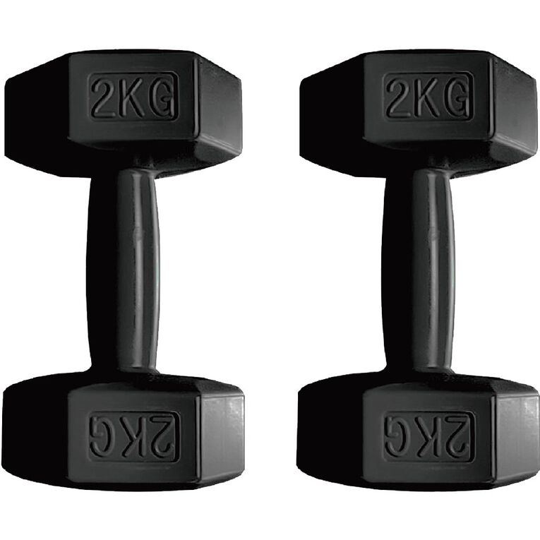 Active Intent Fitness Cement Dumbbell 2 Piece 2kg, , hi-res
