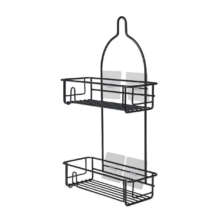 Living & Co Shower Caddy Large Black, , hi-res
