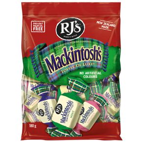 RJ's Mackintosh s Toffee De Luxe Bag 180g