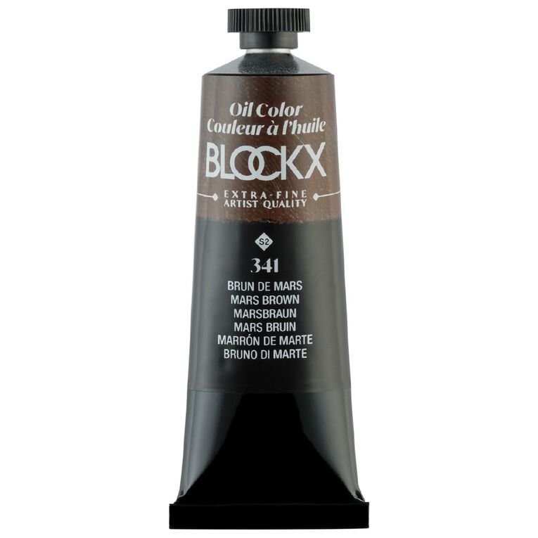 BLOCKX Oil Tube 35ml S2 341 Mars Brown Brown, , hi-res
