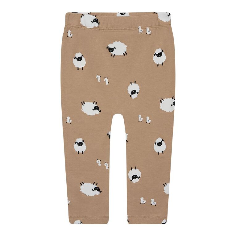 Young Original Babys' 2pc Bodysuit and Leggings Set, Brown Light, hi-res
