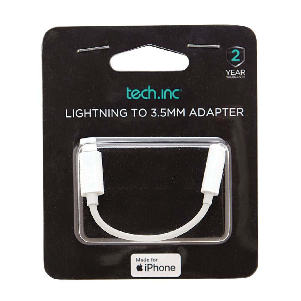 Tech.Inc Lightning to 3.5mm Adapter 