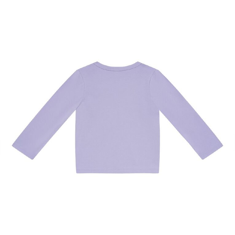 Young Original Long Sleeve Fitted Top, Purple Light, hi-res