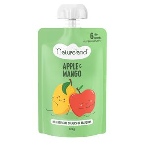 Natureland Baby Food Apple and Mango 120g