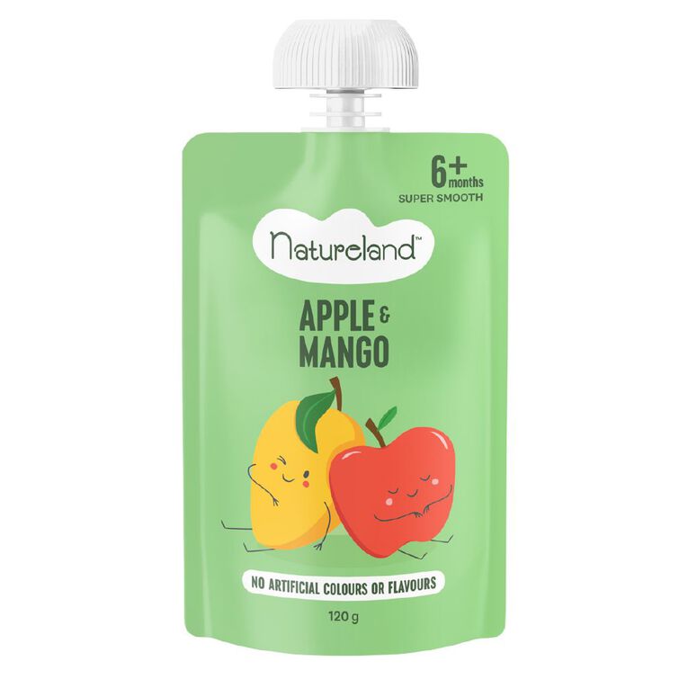 Natureland Baby Food Apple and Mango 120g, , hi-res