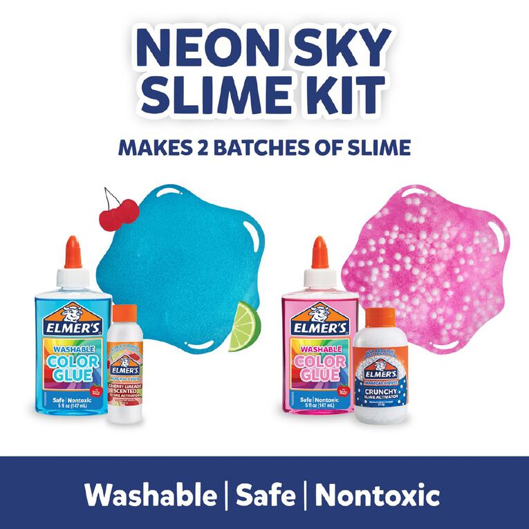 Elmer's Sky Slime Kit 4 Count, , hi-res