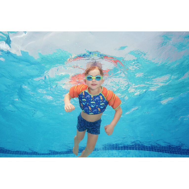 Zoggs Dino Water Wings Vest 1-2 yrs, , hi-res