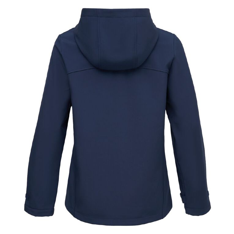 Active Intent Women's Bonded Fleece Jacket Blue Dark The Warehouse