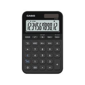 Casio MS20YCBK Desktop 12 Digit Calculator Black