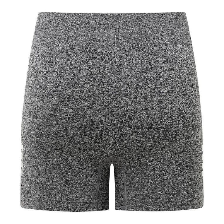 Active Intent Women's Seamless Shorts, Grey Dark, hi-res