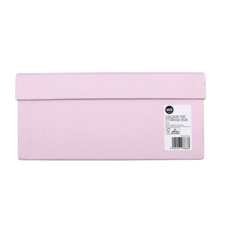 WS Colour Pop Storage Box Pink, , hi-res
