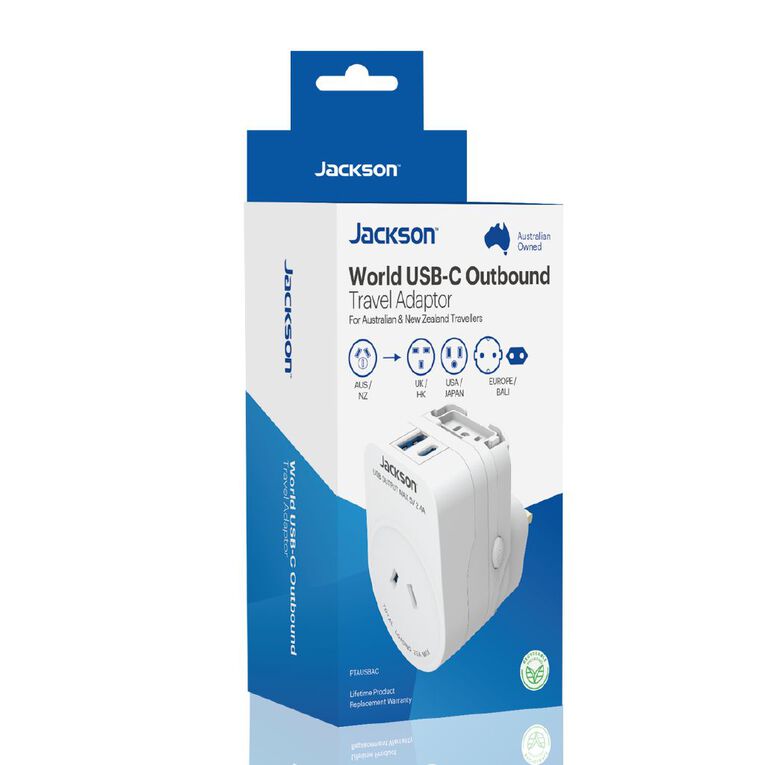Jackson Outbound World Travel Adaptor, , hi-res