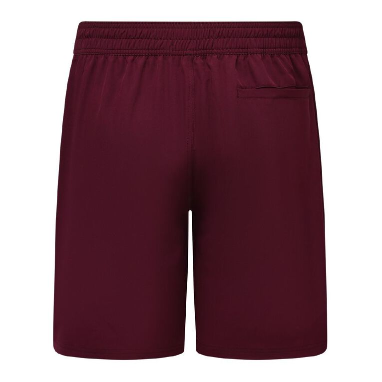 H&H Men's Stretch 9 Inch Boardshorts, Red Dark, hi-res
