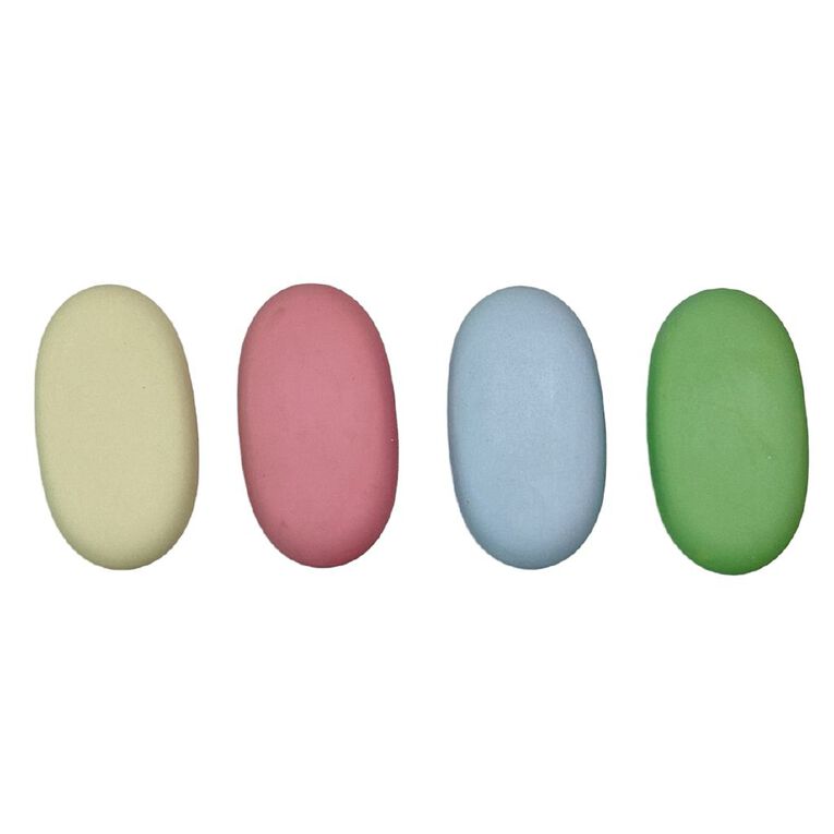 Uniti Elegant Simplicity Eraser Set 4 Pieces, , hi-res