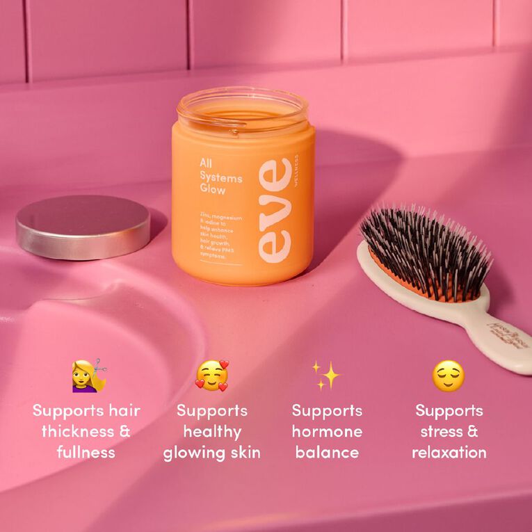 Eve Wellness All Systems Glow 90 Capsules, , hi-res