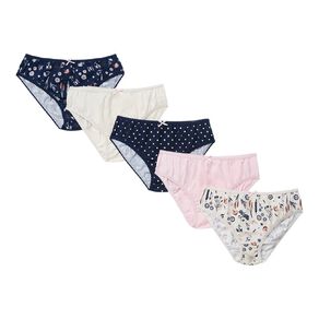 H&H Girls' Briefs 5 Pack
