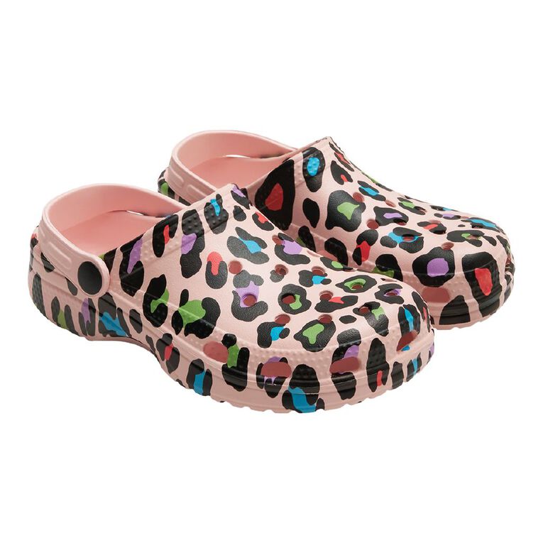 Young Original Senior Kids' Printed Frog Shoes, Pink, hi-res